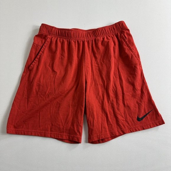 Nike Dri Fit Club Fleece Shorts Red Men size M MEDIUM Active Athletic‎ Outdoor - Picture 1 of 5